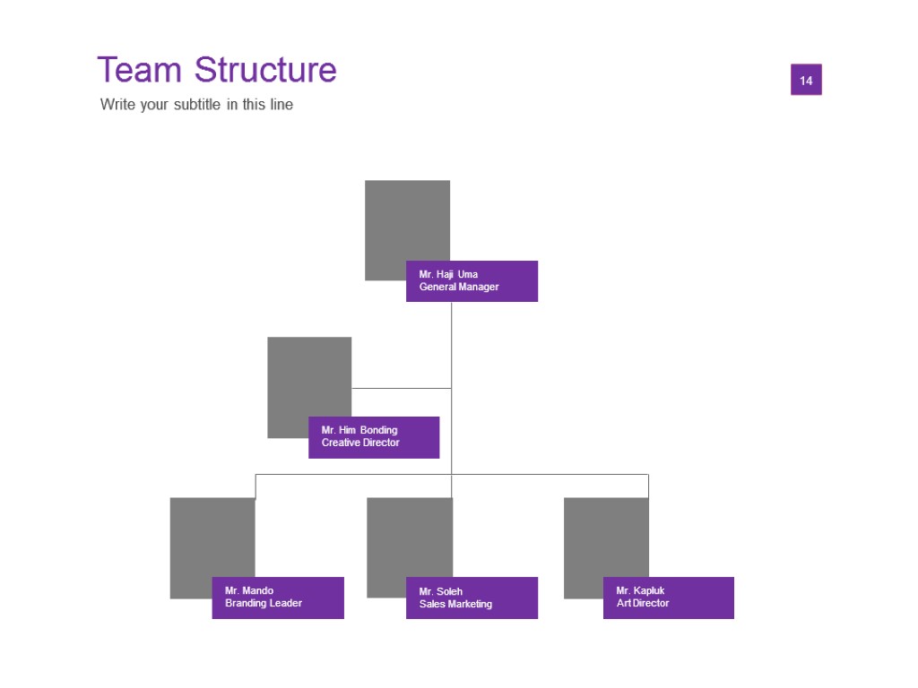 01 14 Team Structure Write your subtitle in this line